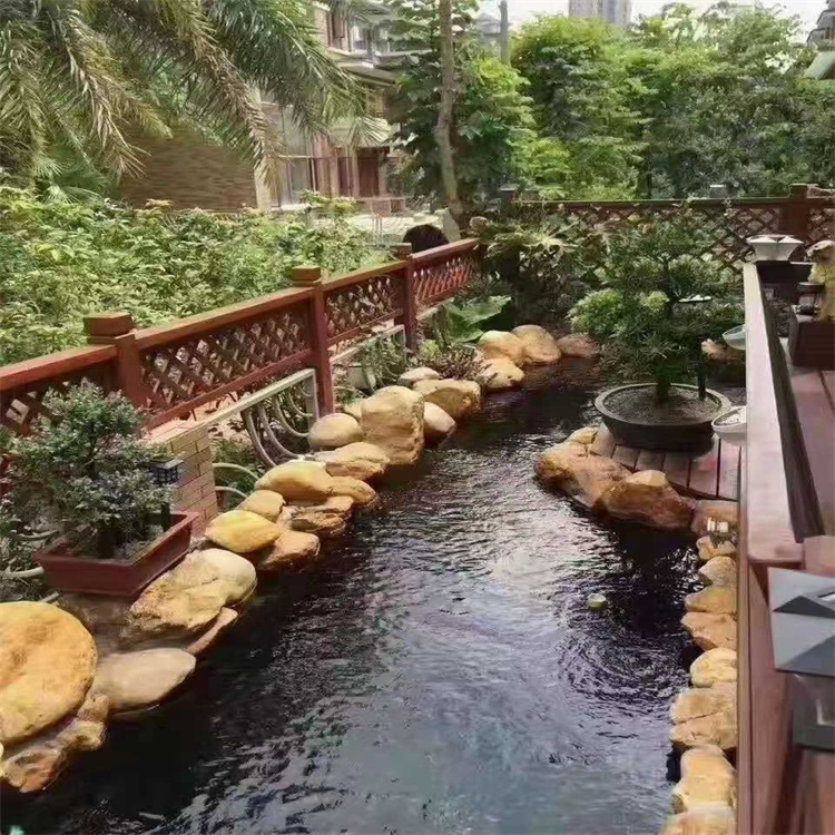 丽江庭院鱼池假山设计公司